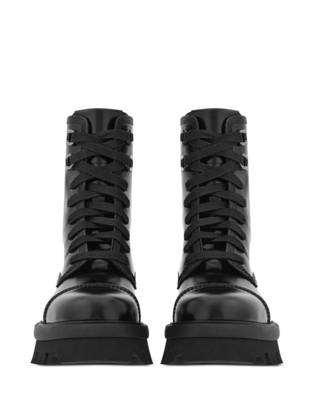 chunky-sole combat boots