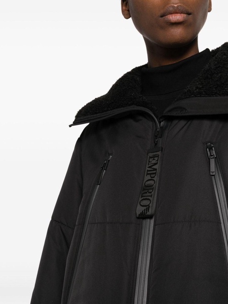 zip-up padded coat