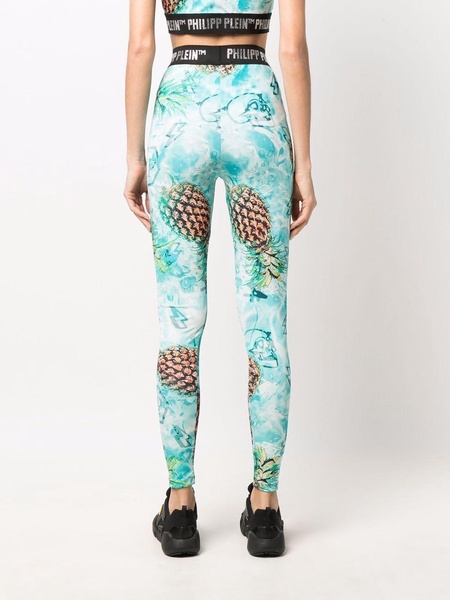 pineapple skied leggings