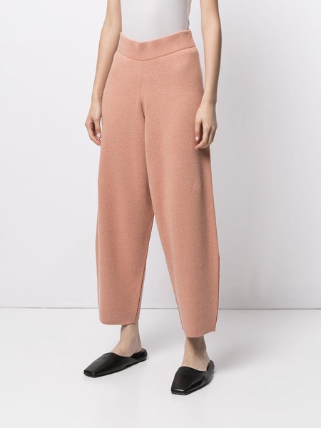 tapered cropped trousers