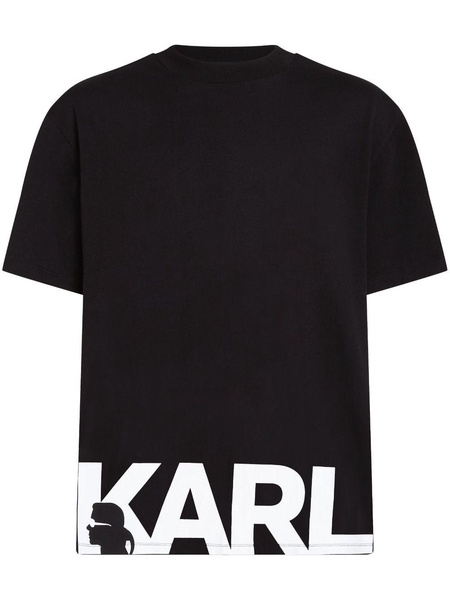 logo-hem T-shirt