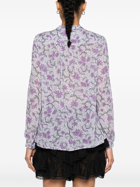 Maria abstract-print blouse