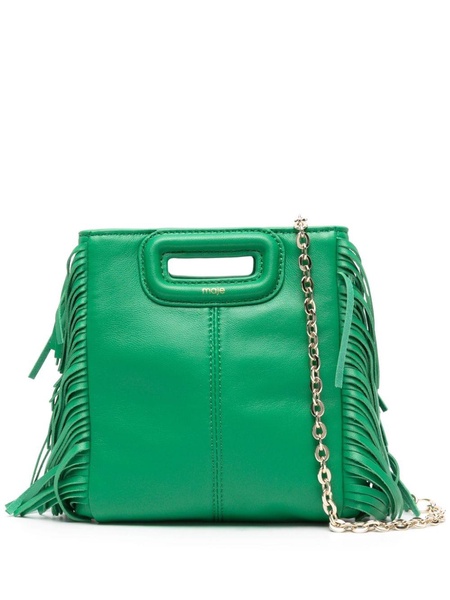 fringed leather crossbody bag