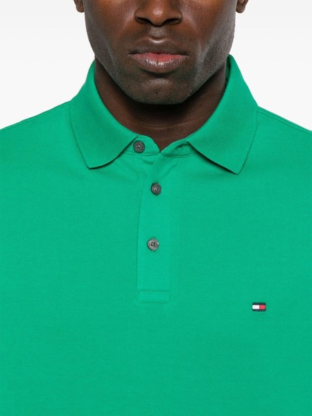 logo-embroidered polo shirt