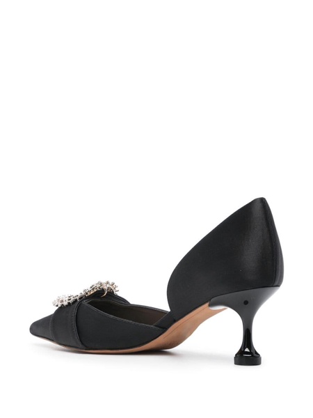 Madelina Flare 50mm satin pumps