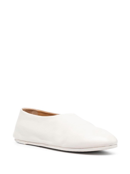 leather slip-on slippers 