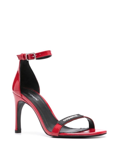 90mm patent leather sandals