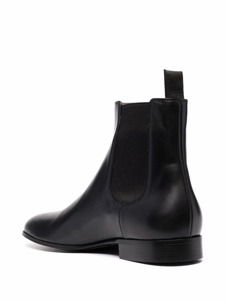 ankle-length leather Chelsea boots