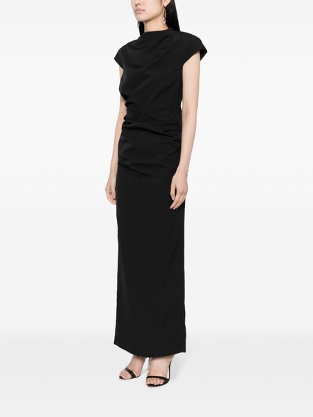 Willa gathered-detail maxi dress