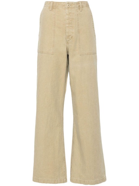 wide-leg utility trousers