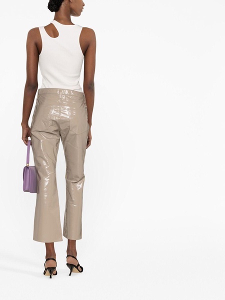 Isola cropped bootcut trousers