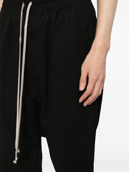 drawstring cotton track pants