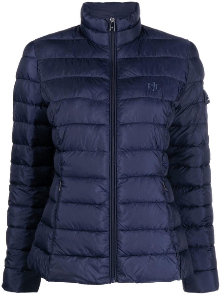 zip-up puffer jacket 