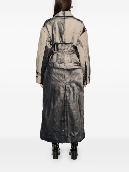 trompe l'oeil padded coat