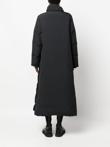 reversible A-line oversized coat