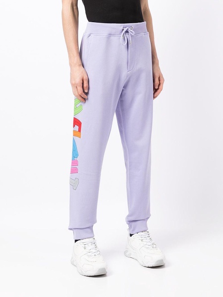 3D logo cotton track pants