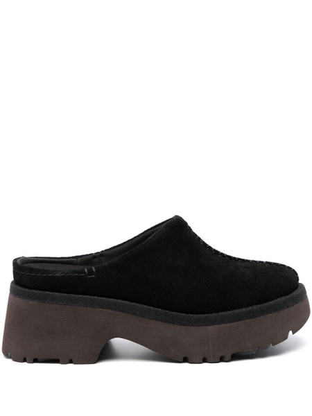 New Heights 50mm suede clogs