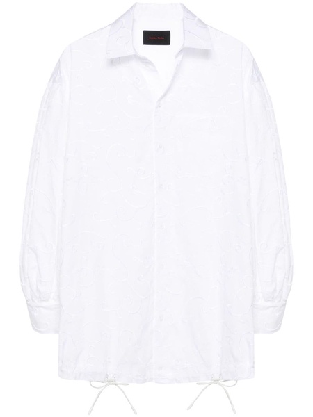 Broderie-Anglaise Cotton Shirt