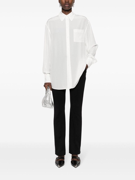 crepe de chine silk shirt