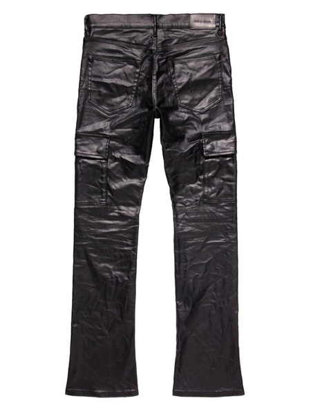 P004 cargo flared jeans