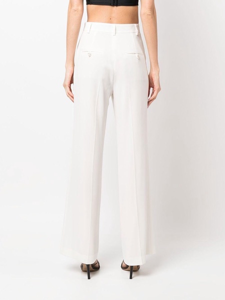 high-waist wide-leg trousers