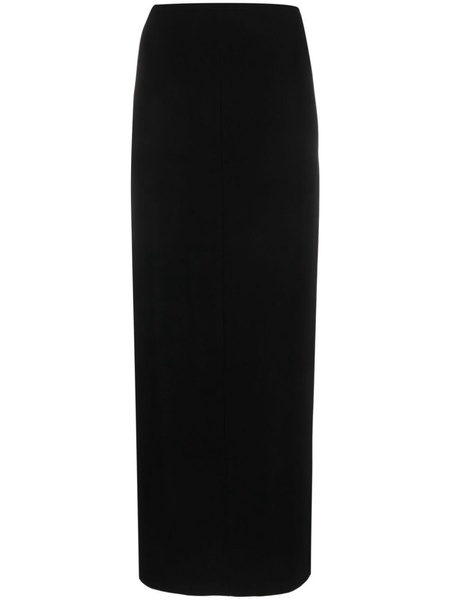 Norma Kamali Side Slit Long Skirt