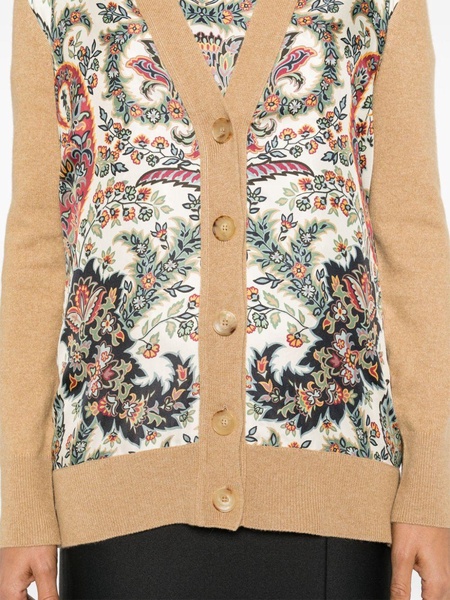 floral-print cardigan 