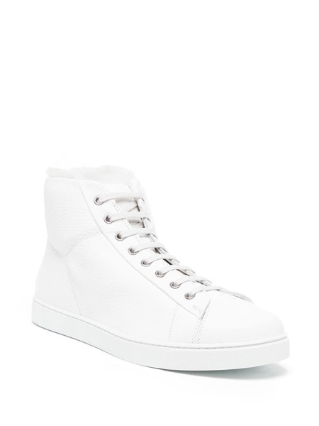 Peter leather high-top sneakers