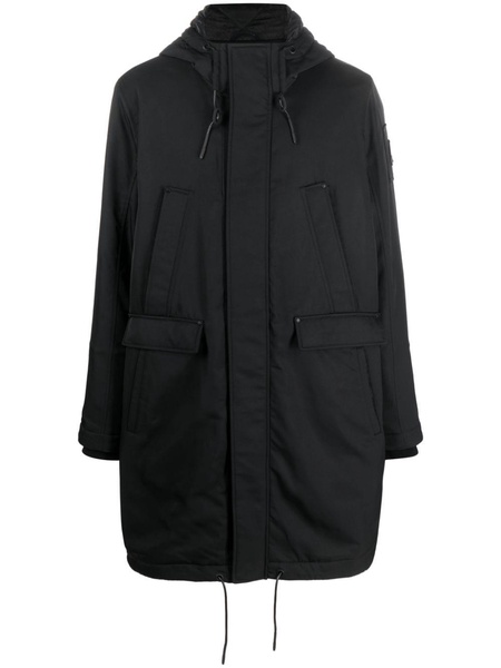 hooded parka coat