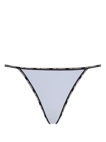 logo-tape G-string thong