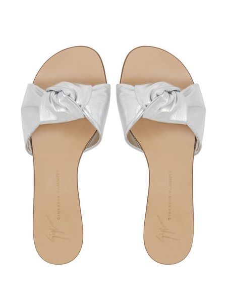 Aycha knot-detailing flat sandals