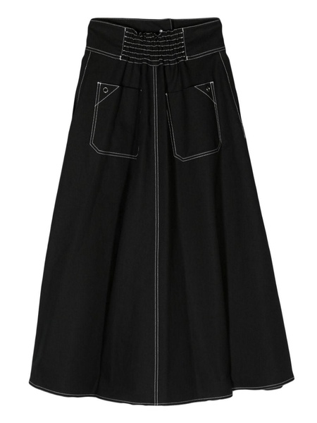 Yamato A-line midi skirt