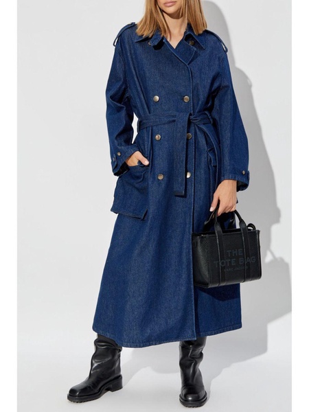 denim trench coat