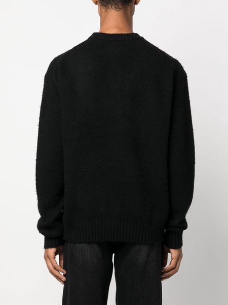 crew-neck merino-wool jumper