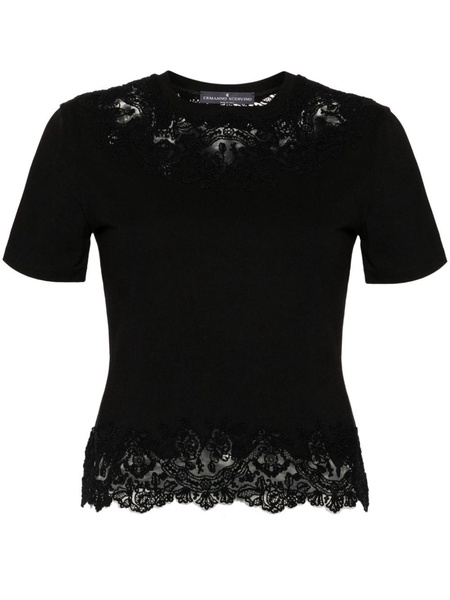 lace-panels T-shirt