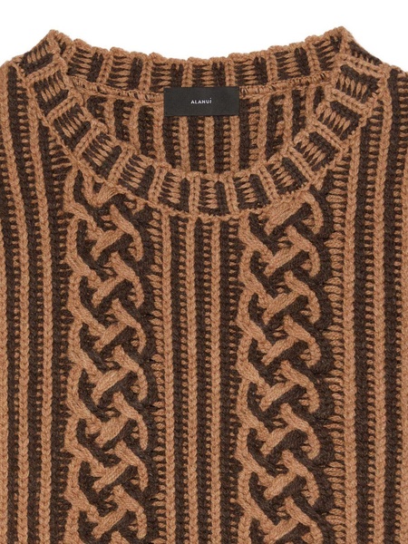 Riding the Waves cable-knit jumper