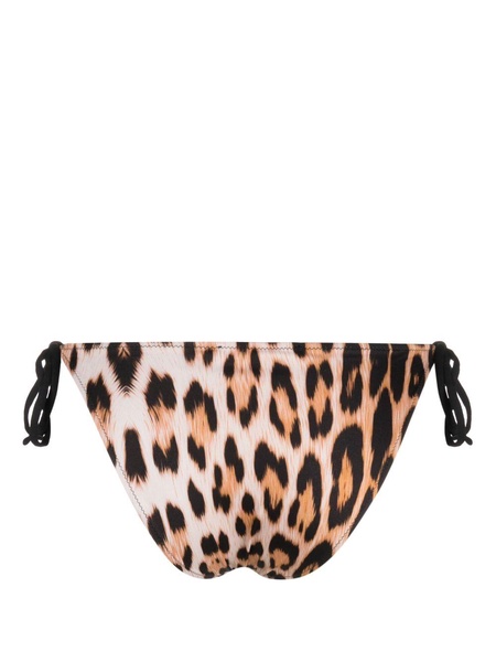 leopard-print bikini bottoms