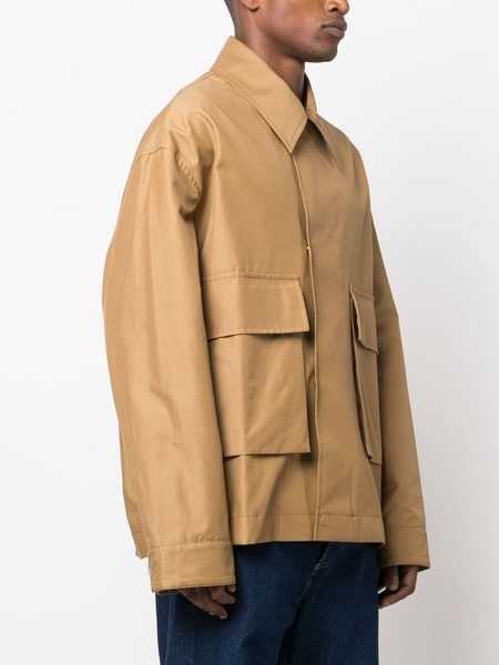 cargo-pocket shirt jacket