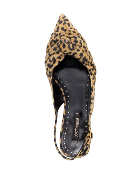 Le Pettegole leopard-print mules