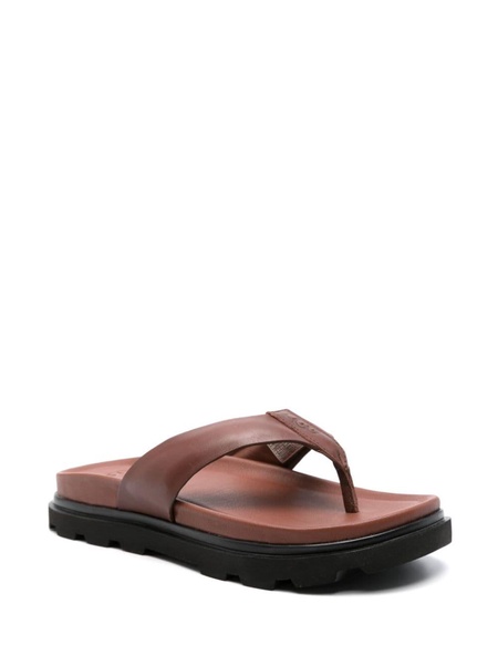 Capitola leather flip flops