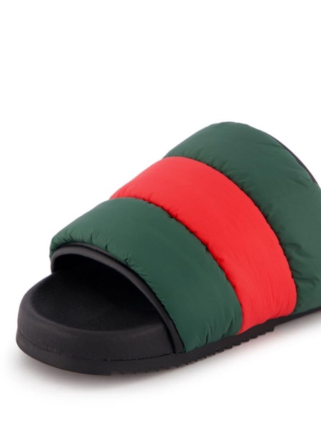 Web-Stripe padded slides