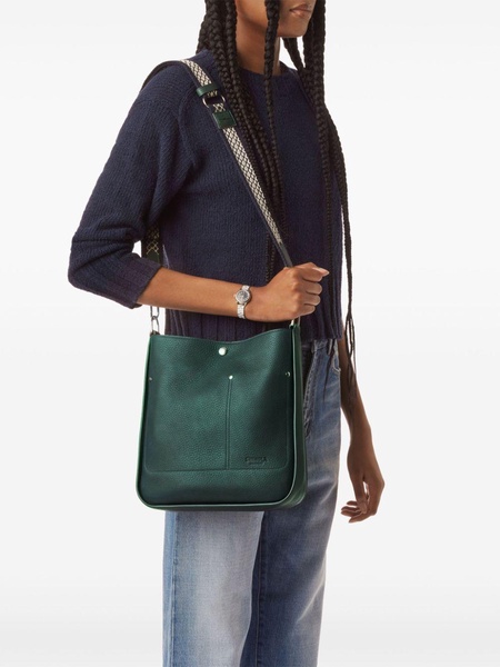 The Pocket grained-leather cross body bag