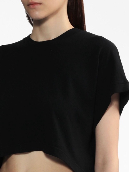 cropped cotton T-shirt