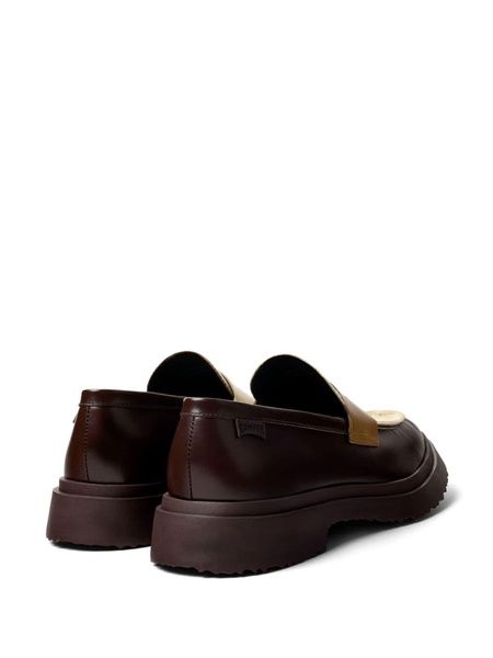 Walden mismatched colour-block loafers