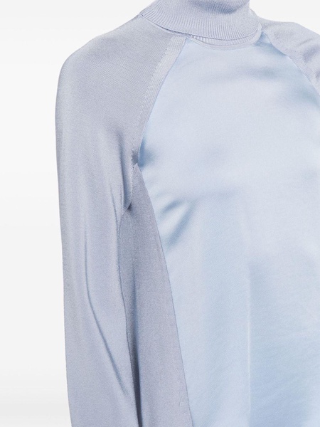 Mateo panelled turtleneck top