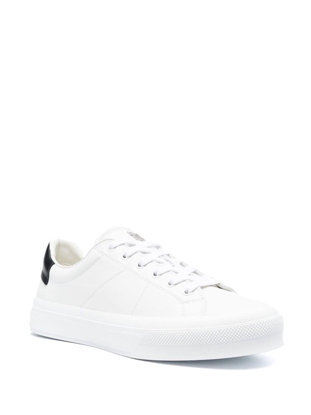 white City Sport leather sneakers