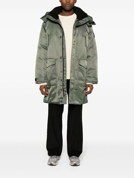 hooded puffer parka