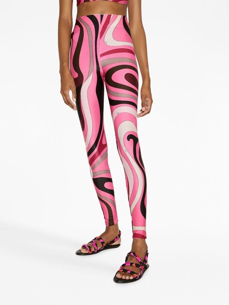 Marmo-print leggings