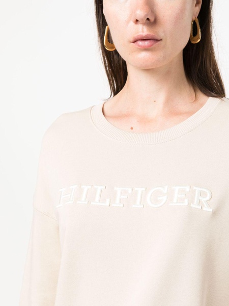 logo-print cotton sweatshirt