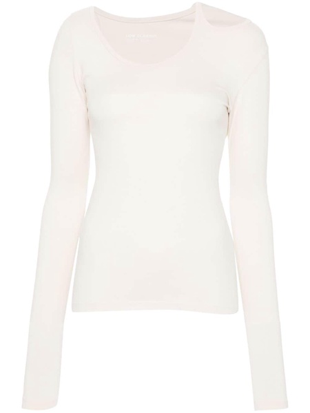 long-sleeve asymmetric T-shirt